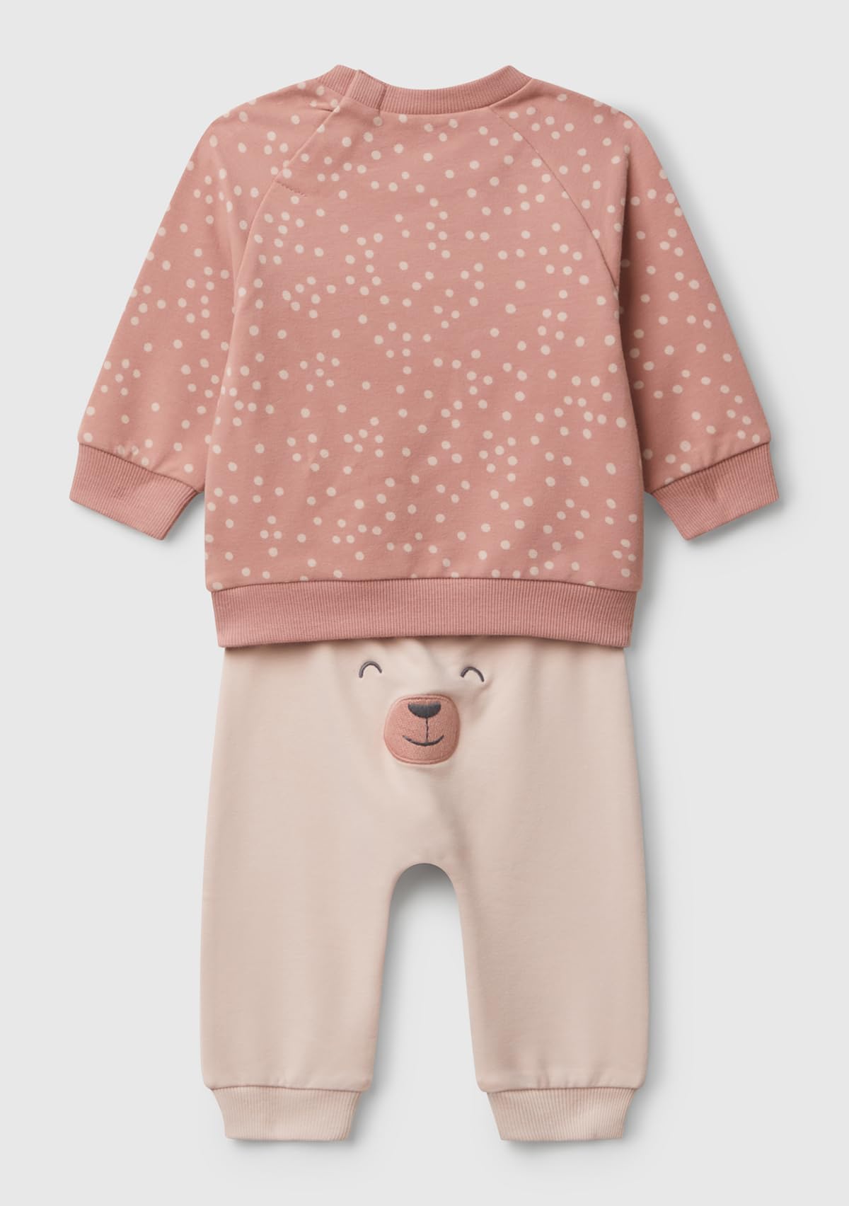 Benetton 3QGXAK01B completo bimba felpa rosa orecchie