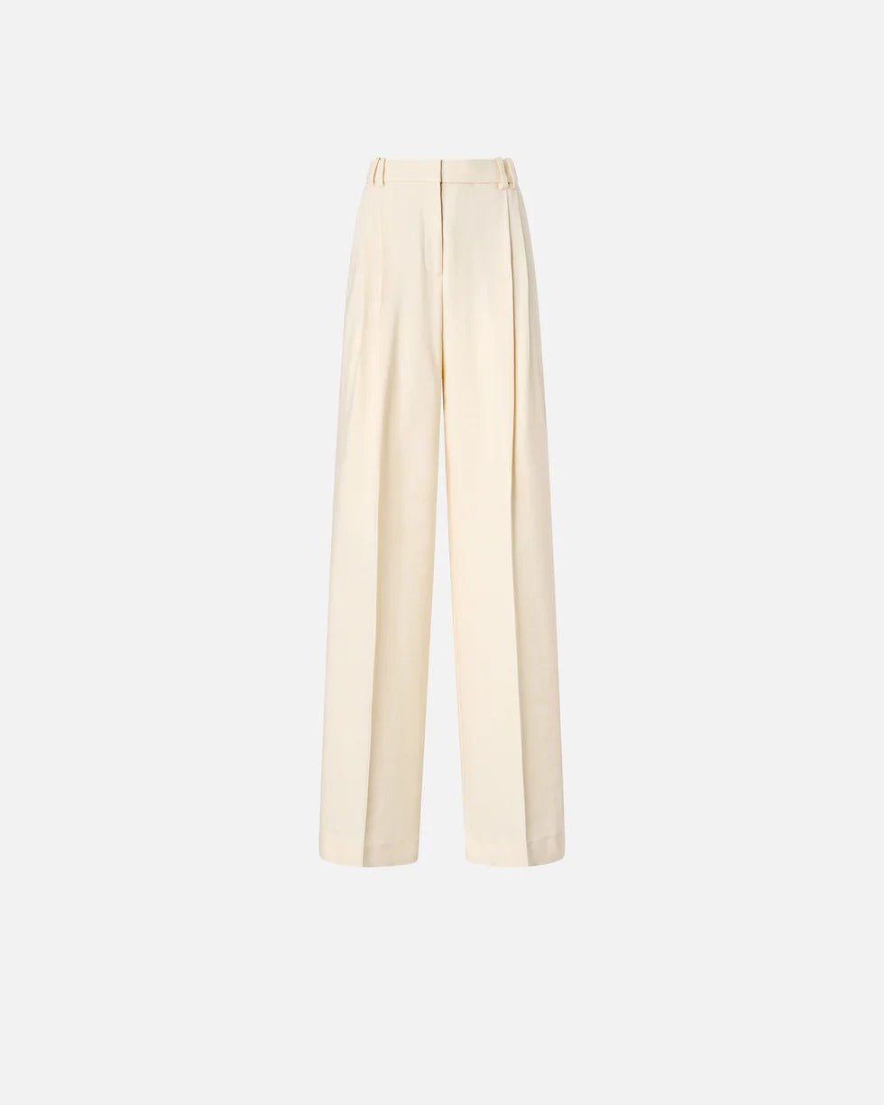 Pinko Brescello 106918 A2W6 pantalone donna bianco crema