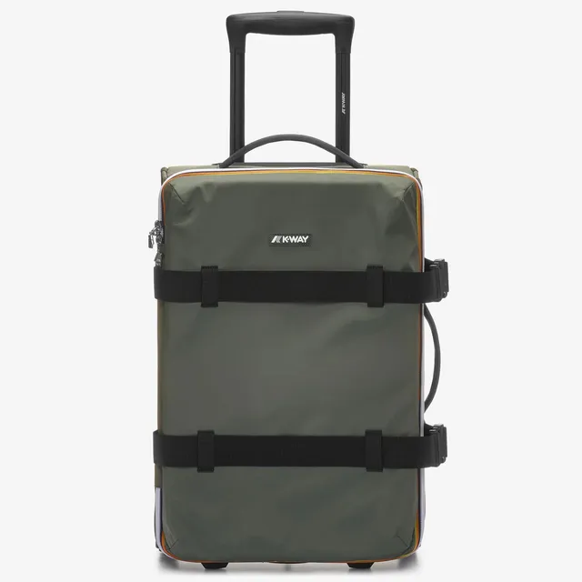 K-Way Blossac K2127IW trolley cabina verde 33L ripstop
