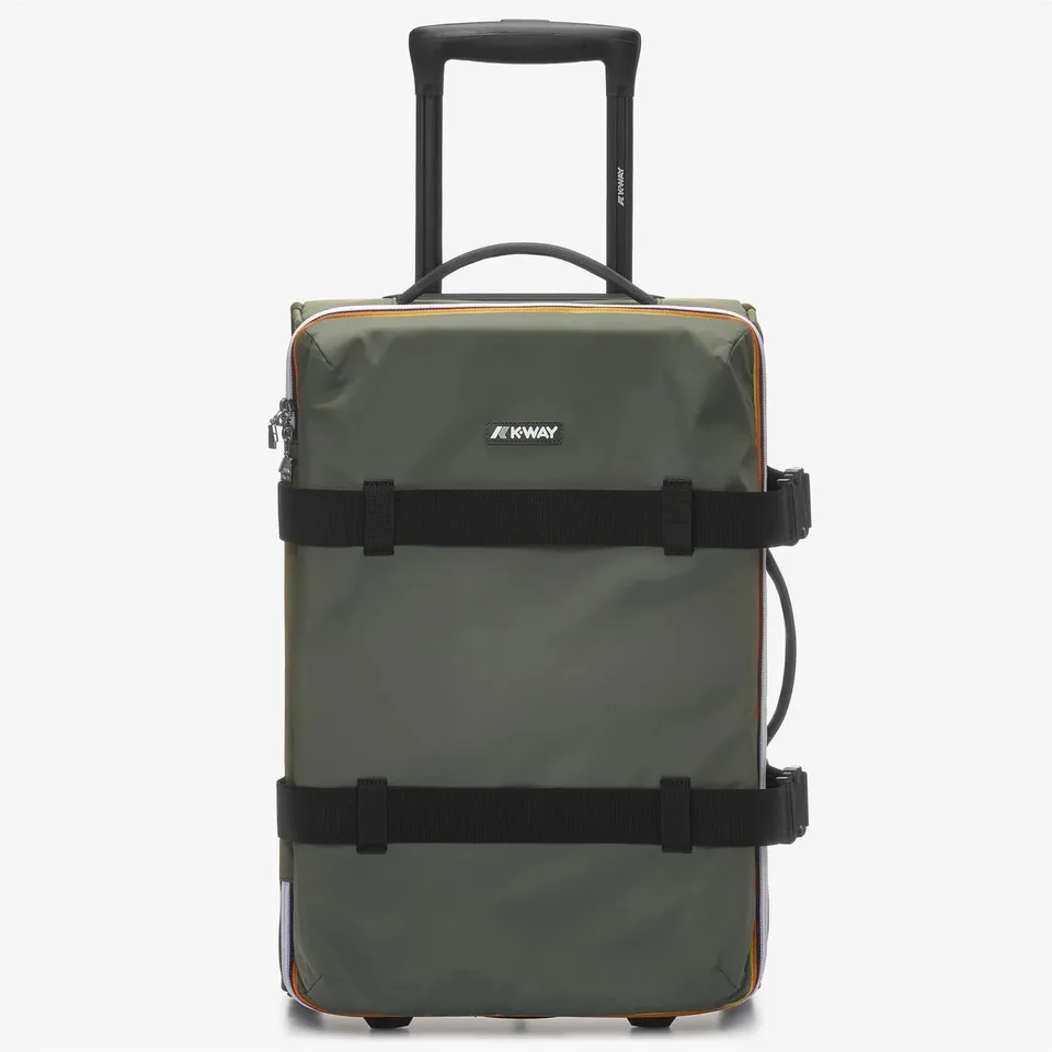 K-Way Blossac K2127IW trolley cabina verde 33L ripstop