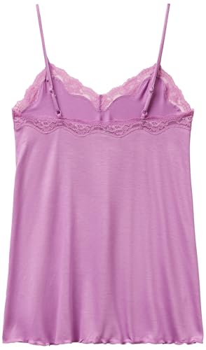 Benetton Canotta Donna S 3Z123H00J in Viscosa e Pizzo