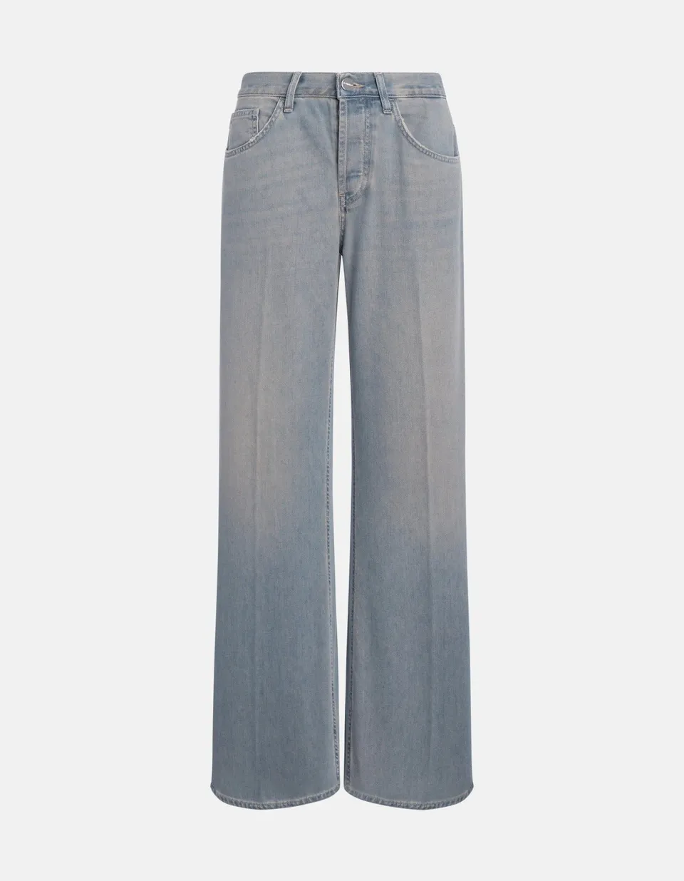 Dondup Jacklyn DP427 DFH331D jeans donna blu vintage palazzo
