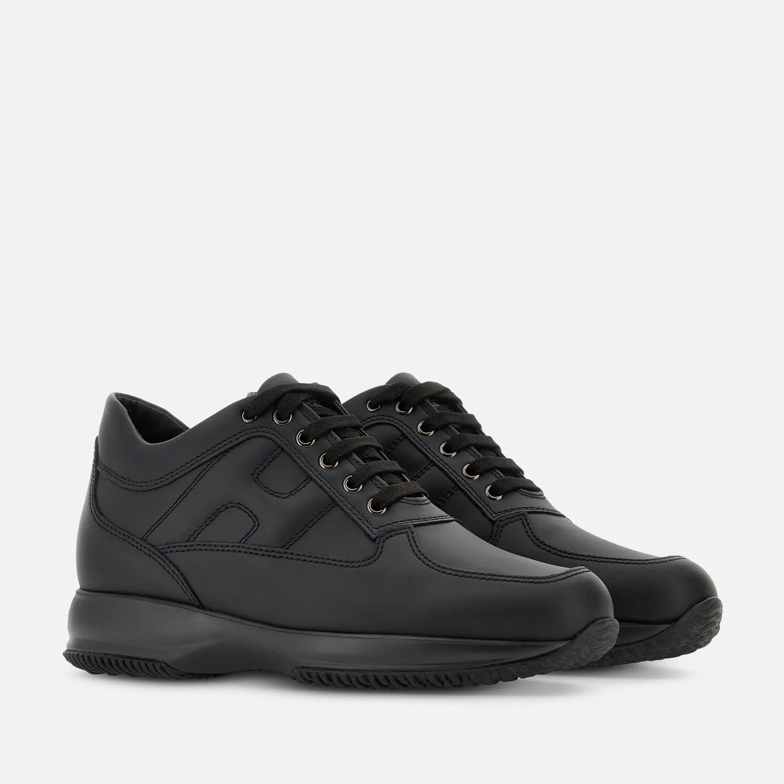 Hogan Interactive HXM00N00010KL sneakers pelle nero gomma
