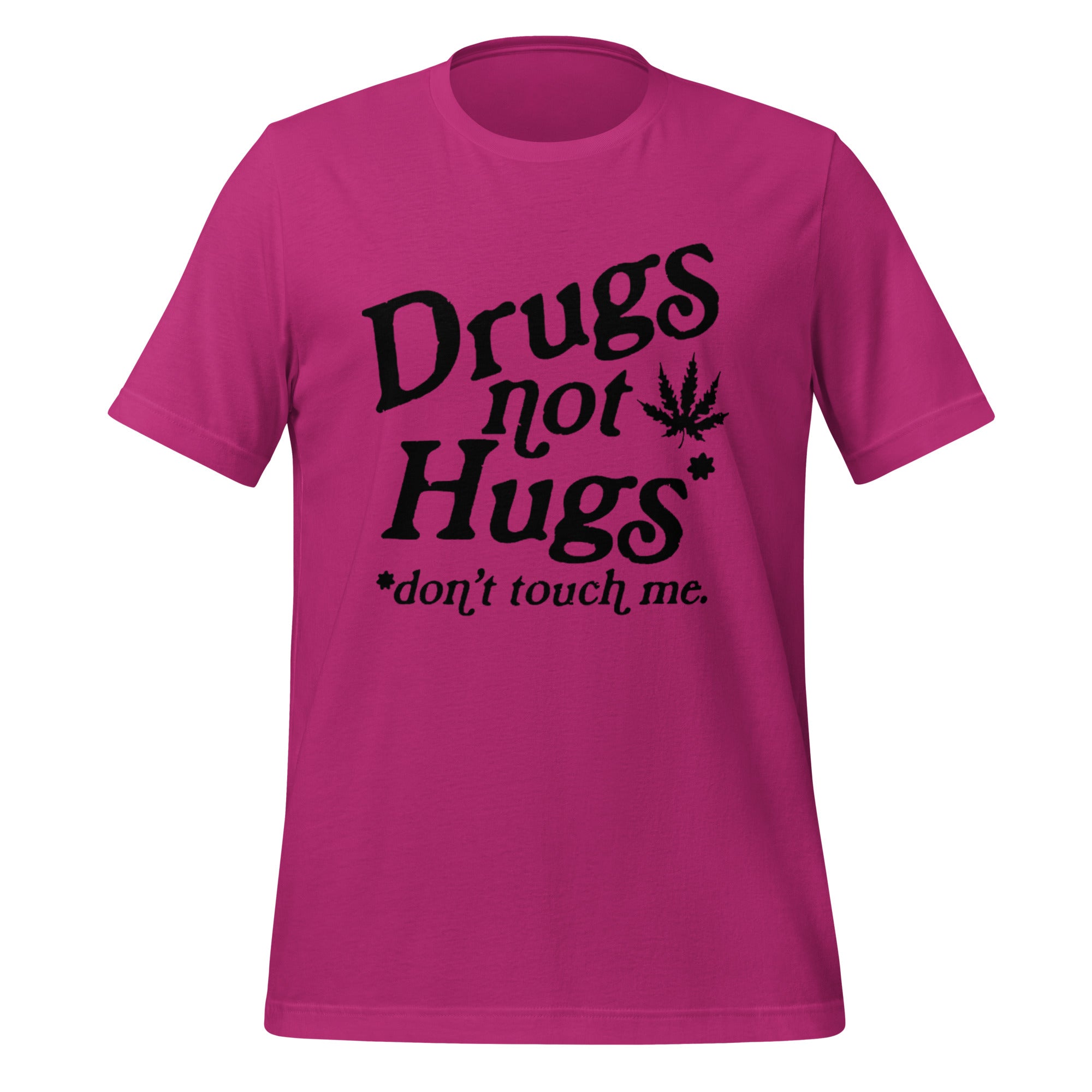 Pure Trash Drugs Not Hugs maglietta uomo cotone