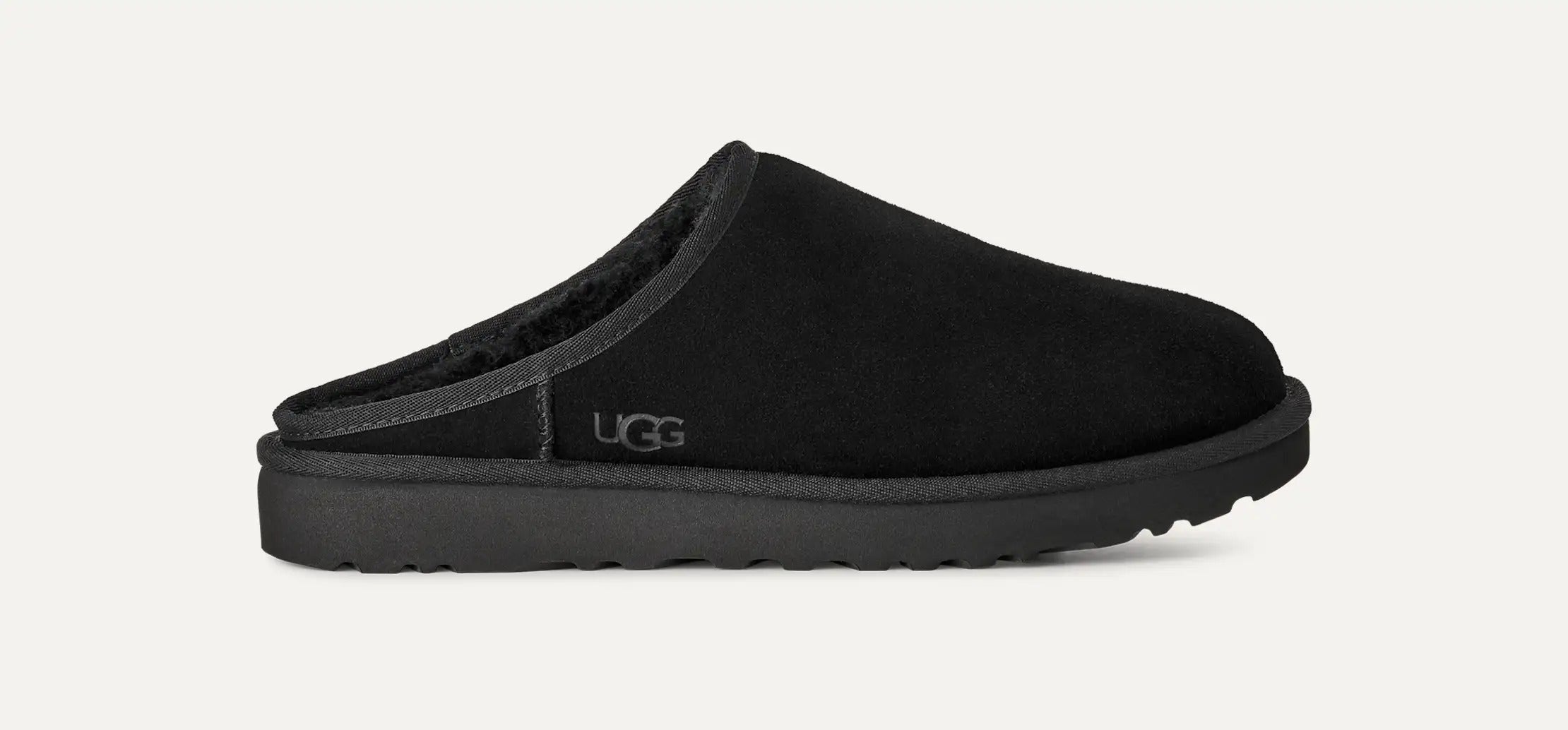 UGG Classic 1129290 ciabatta uomo black montone