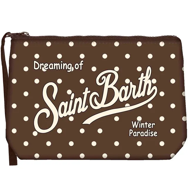 MC2 Saint Barth Aline W 02643M pochette Marrone pois