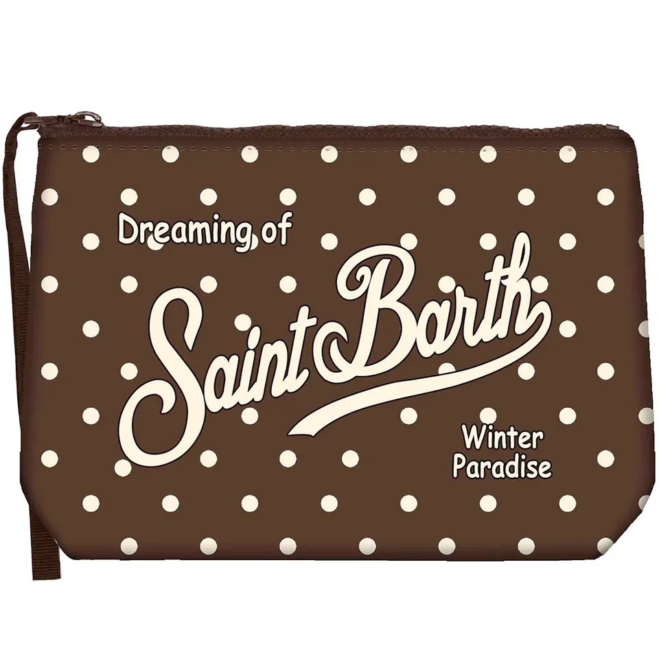 MC2 Saint Barth Aline W 02643M pochette Marrone pois