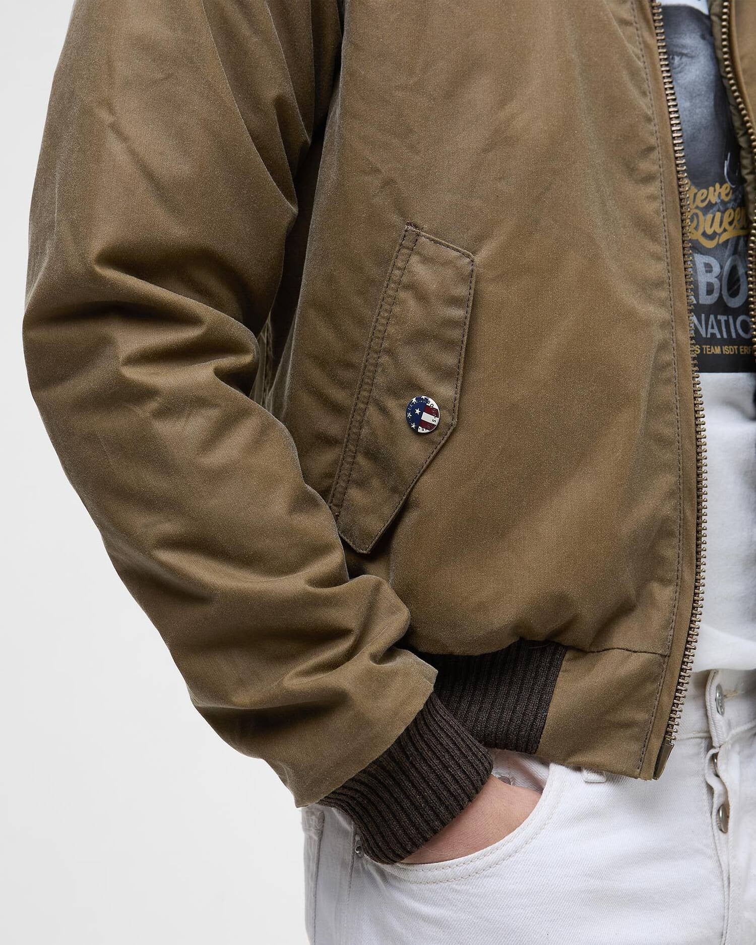 Barbour International Merchant MWX0465 Giacca Uomo Sand Cerata