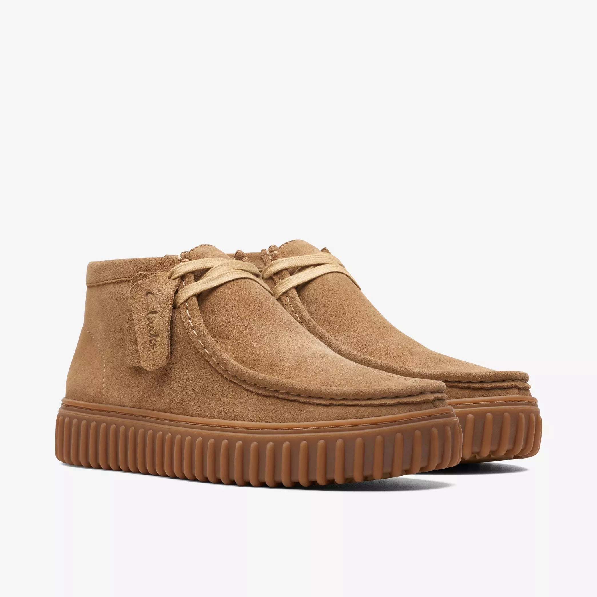 Clarks Torhill Hi 26173663 Scarpa Uomo Sand Scamosciata