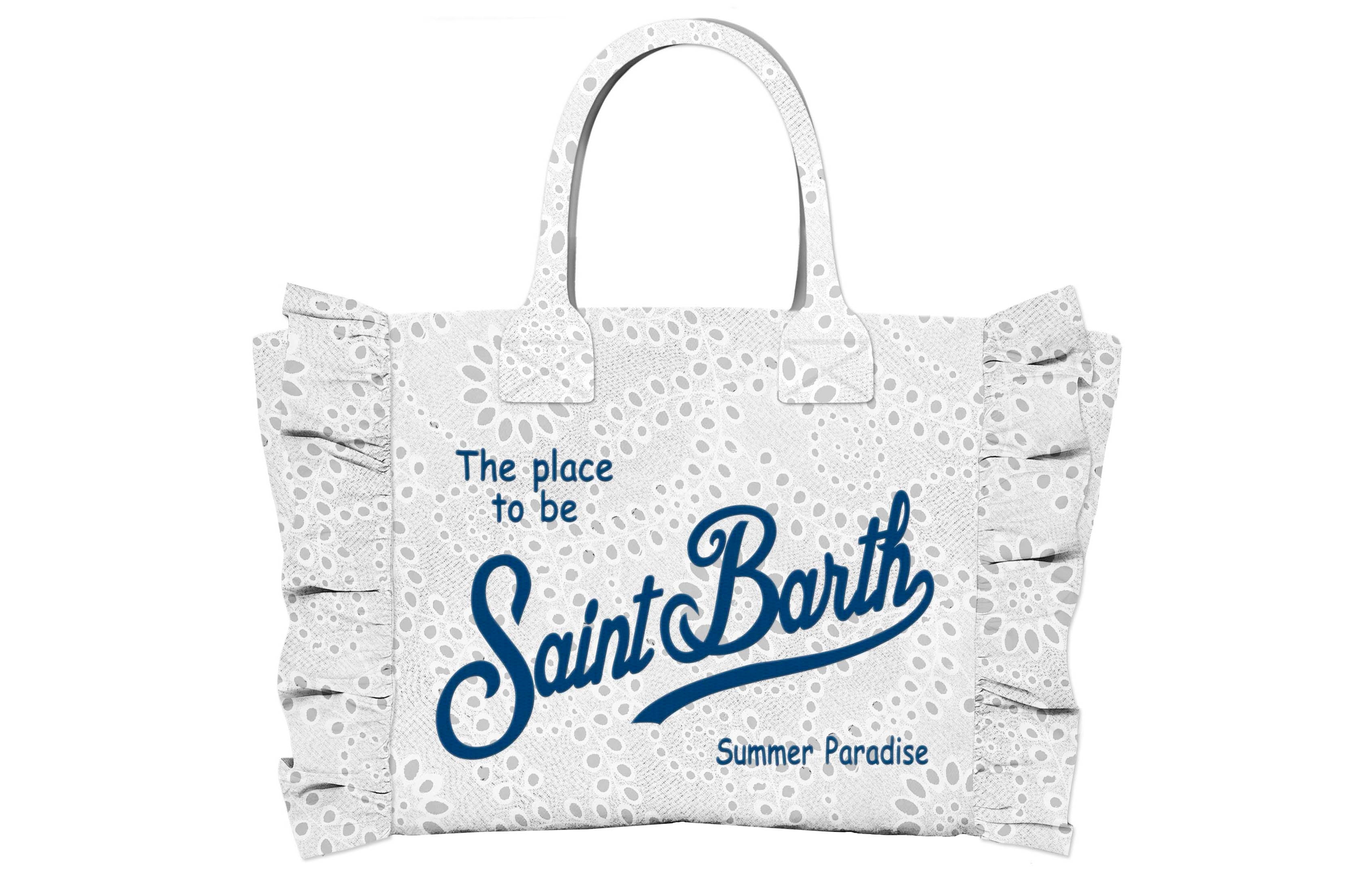 MC2 Saint Barth Vanity Mini Volant 00434L Borsa Bianca