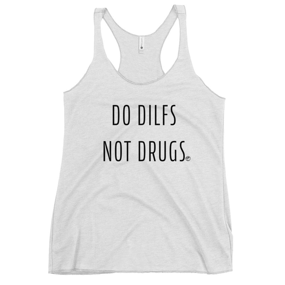 Pure Trash Do Dilfs canotta donna nero vintage racerback