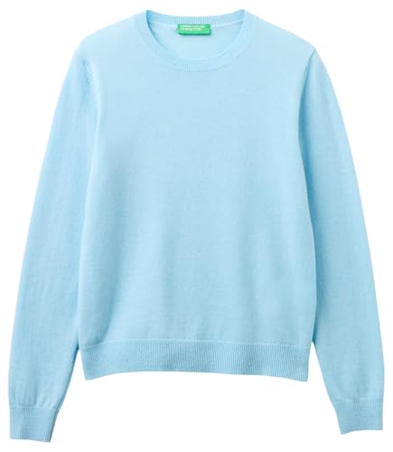 Benetton Maglieria 1002d1k01 maglia girocollo blu XXS