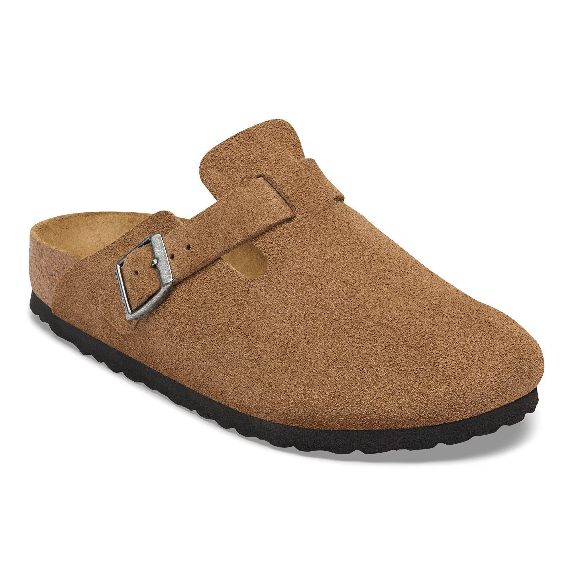 Birkenstock Boston 1032795 ciabatta Dark Tea suede