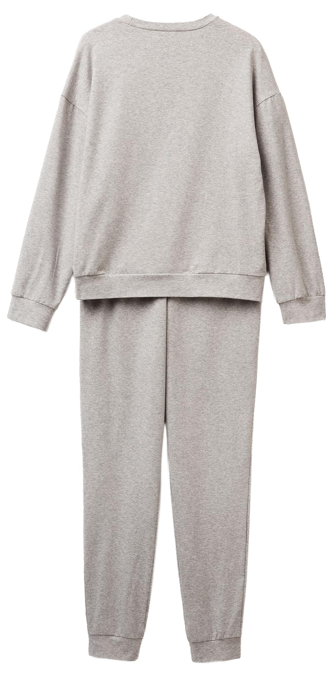 Benetton 3L333P04A Set Pigiama Donna S Tessuto Caldo