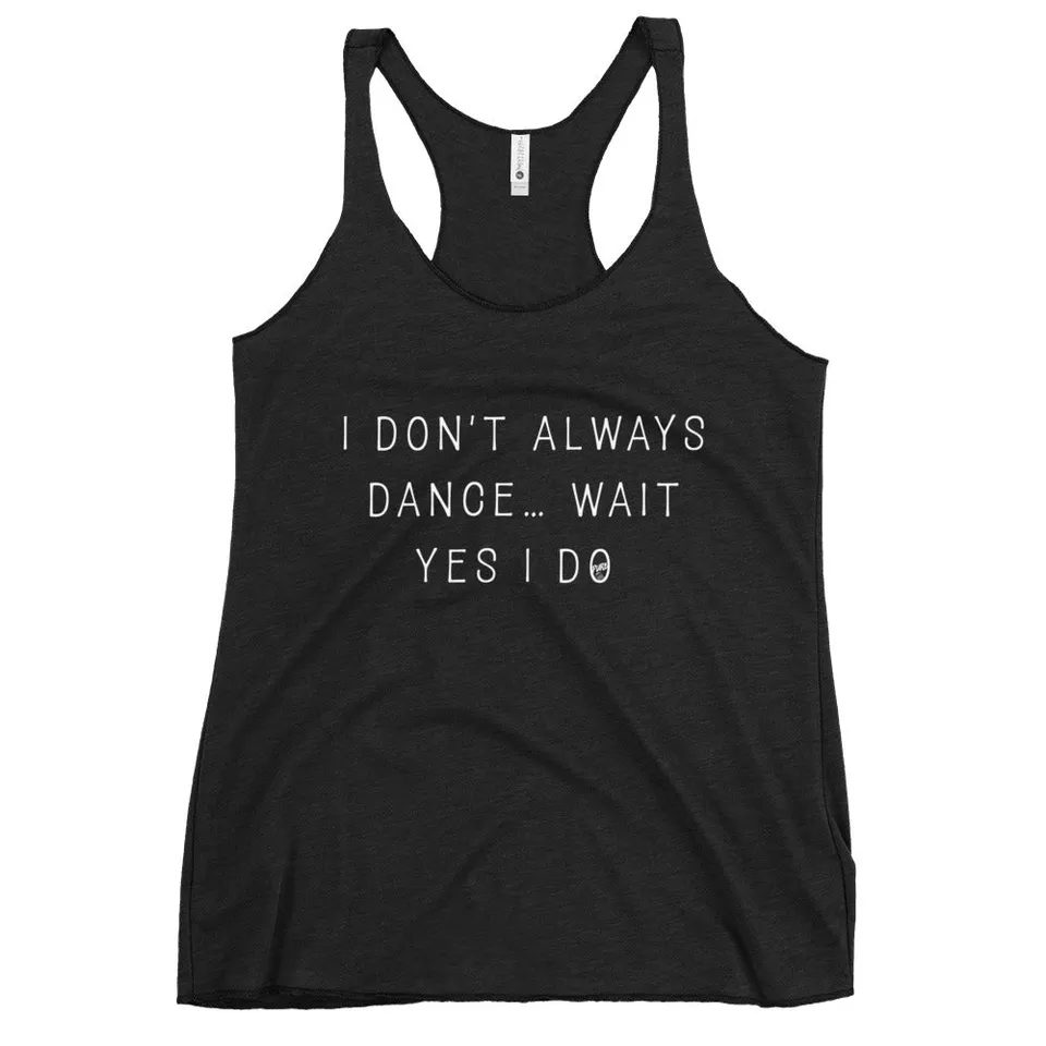 Pure Trash Dance canotta donna tank top cotone nero