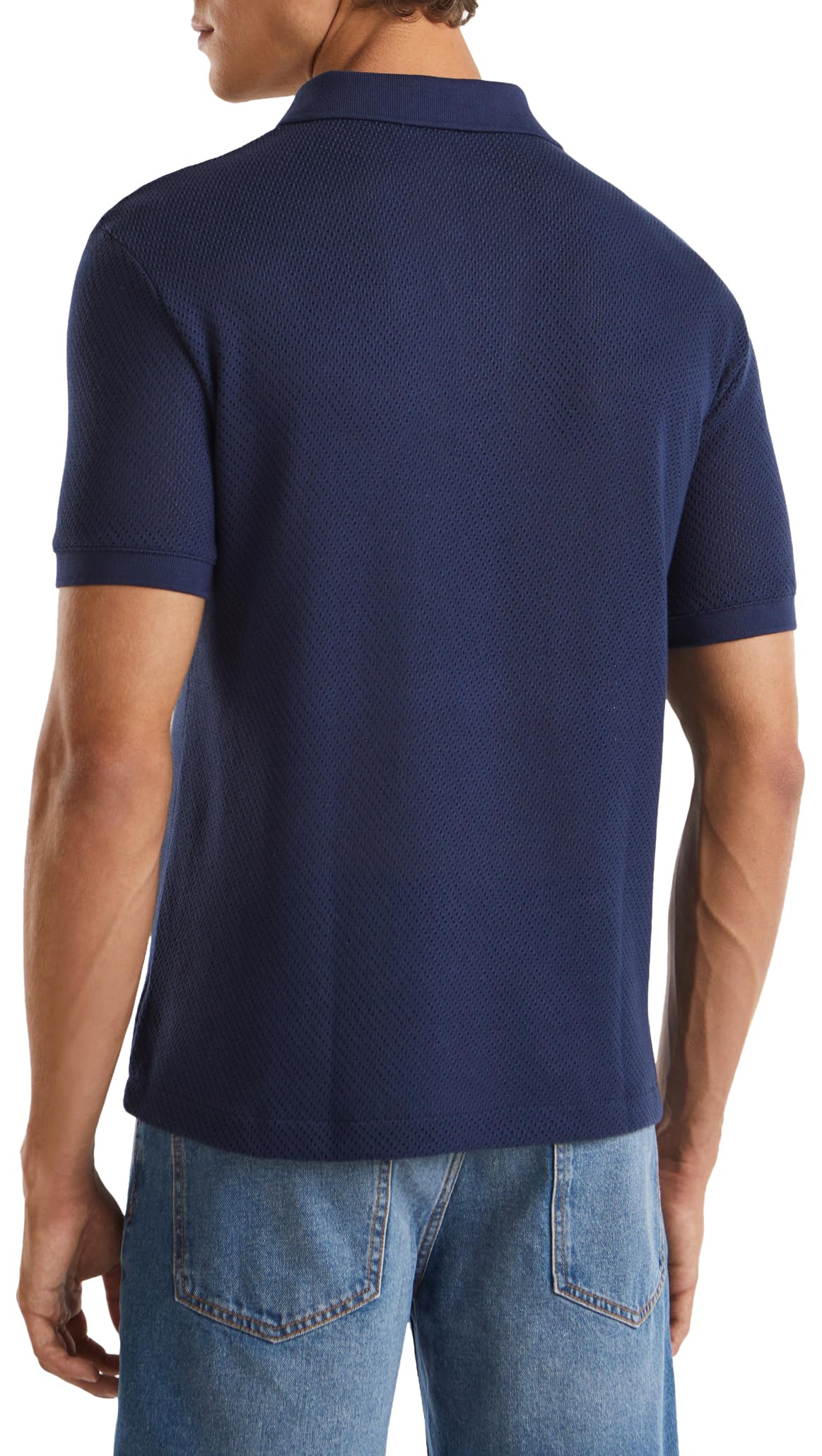 Benetton Polo 3giru301p uomo cotone relaxed taglia XS