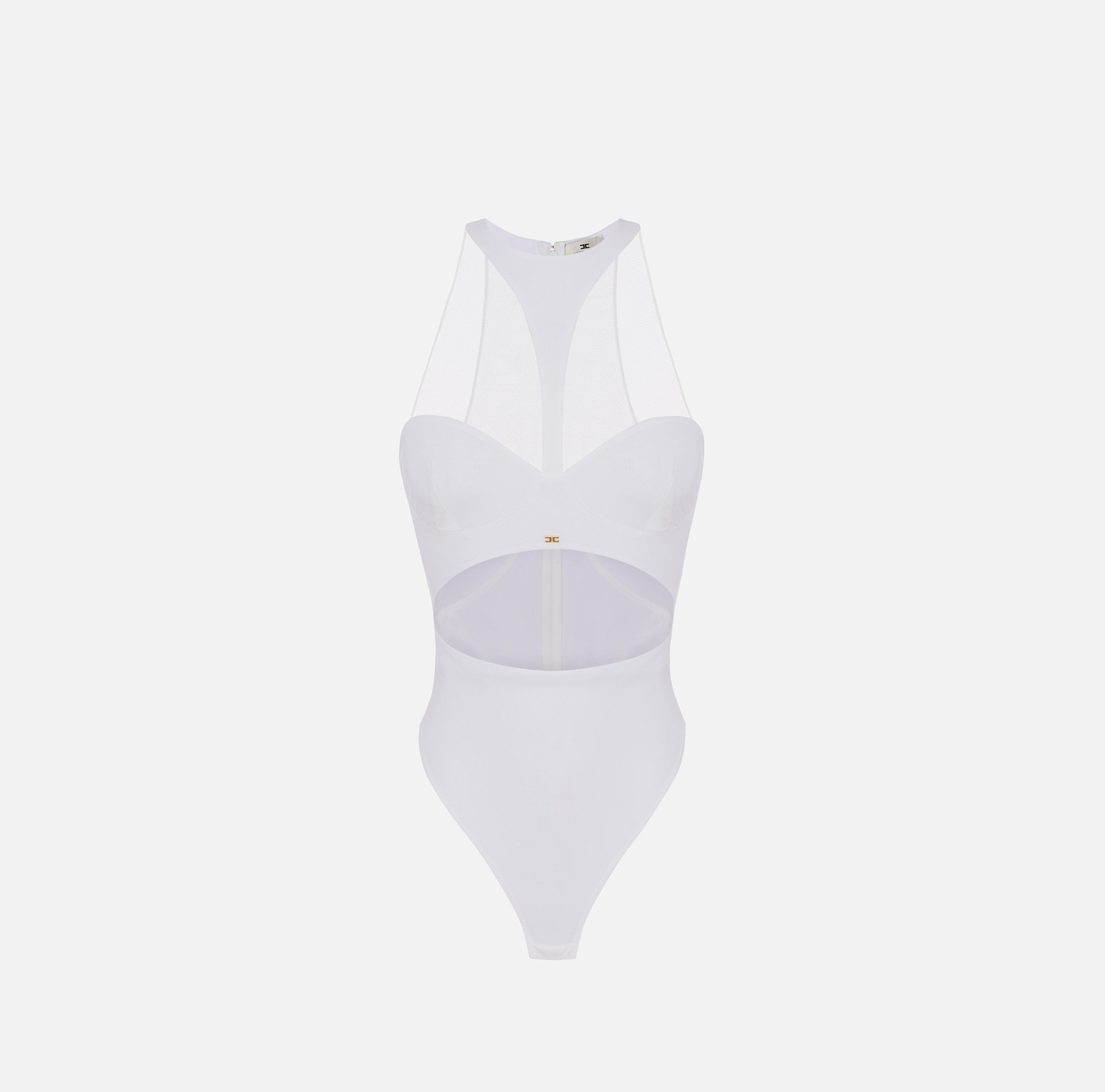 Elisabetta Franchi BO02762E2 Body Donna Avorio