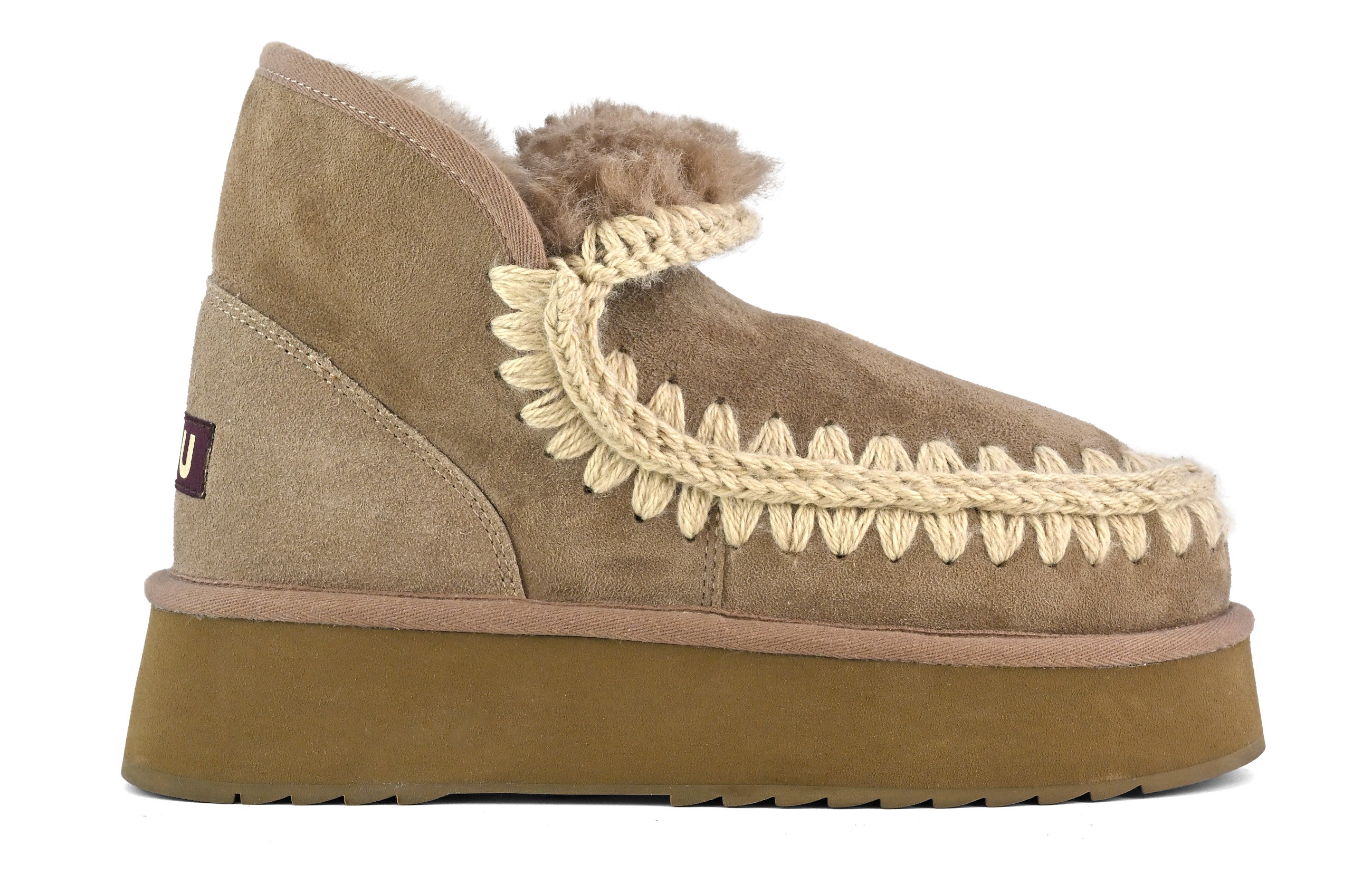 MOU Mini Eskimo FW681000A stivaletto donna Elephant Grey montone