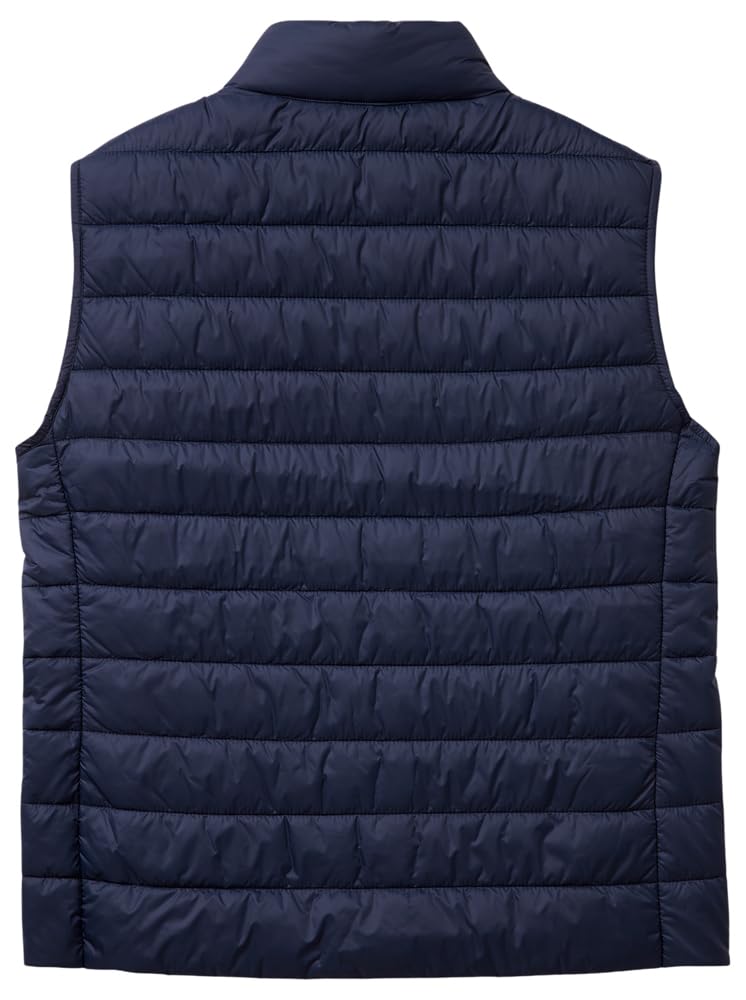Benetton 2twddj00v Gilet Donna Micropiuma Blu