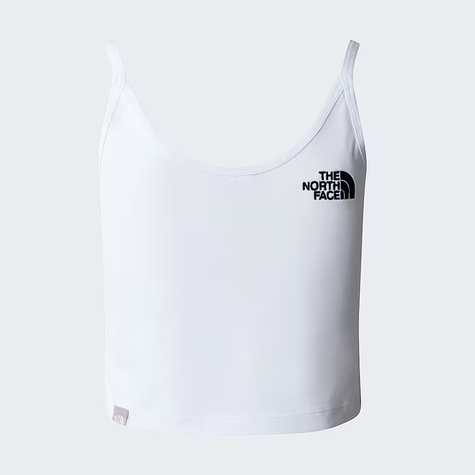 The North Face Canotta Donna Corta Bianca Tnf White Slim