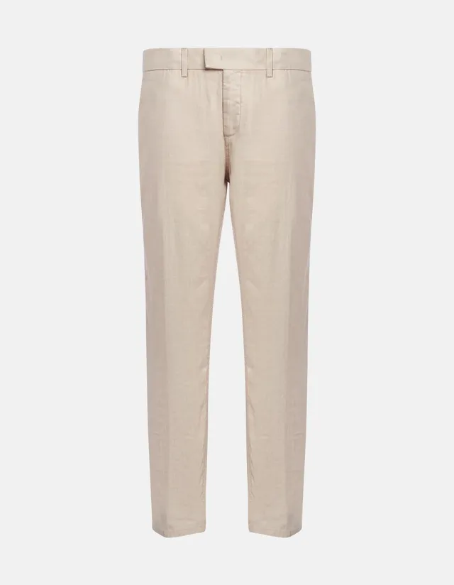 Dondup Pablo UP525 Pantaloni Uomo Avena Latte