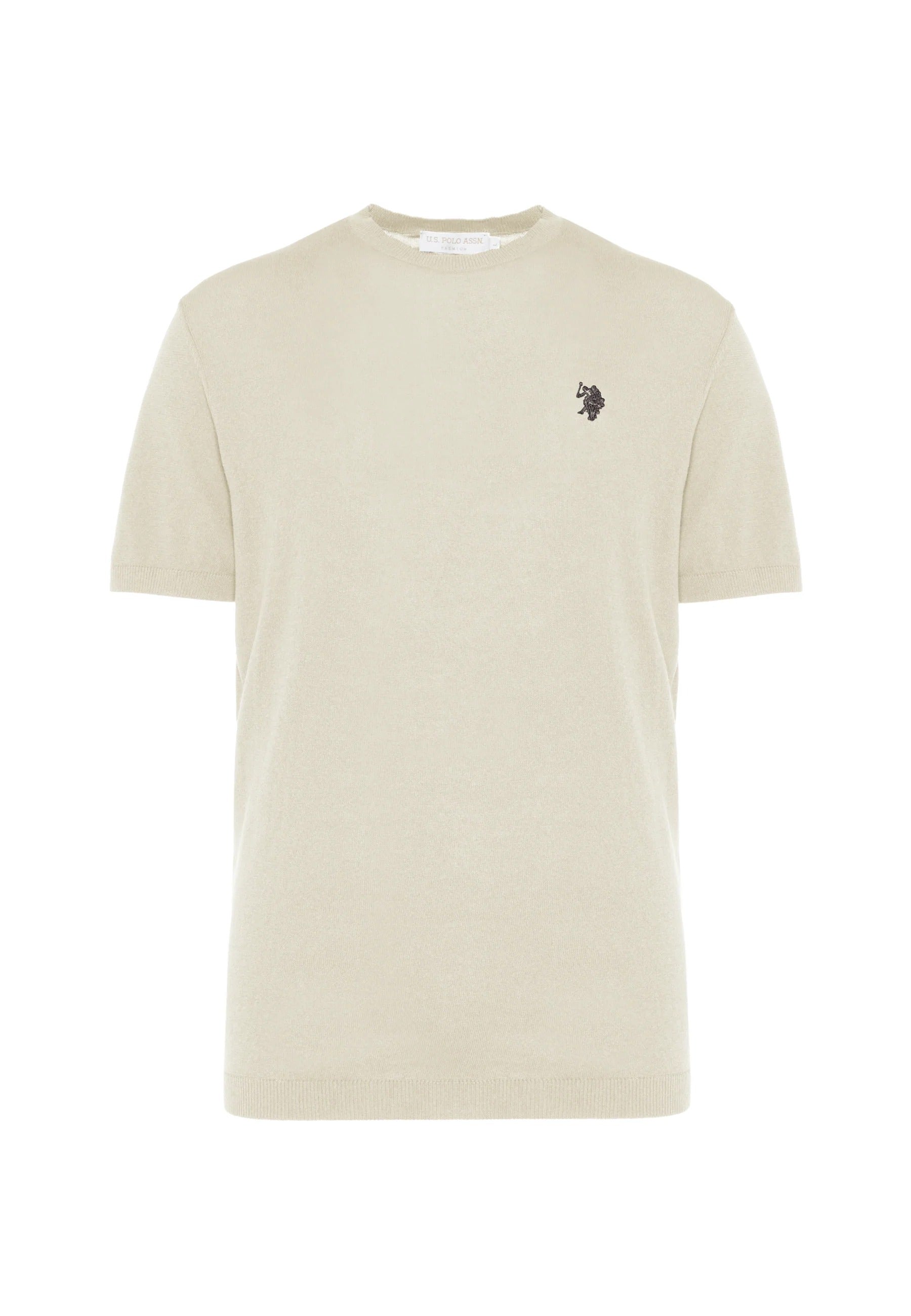 U.S. Polo ASSN. IKE US43173010 Maglia Uomo Beige Cotone