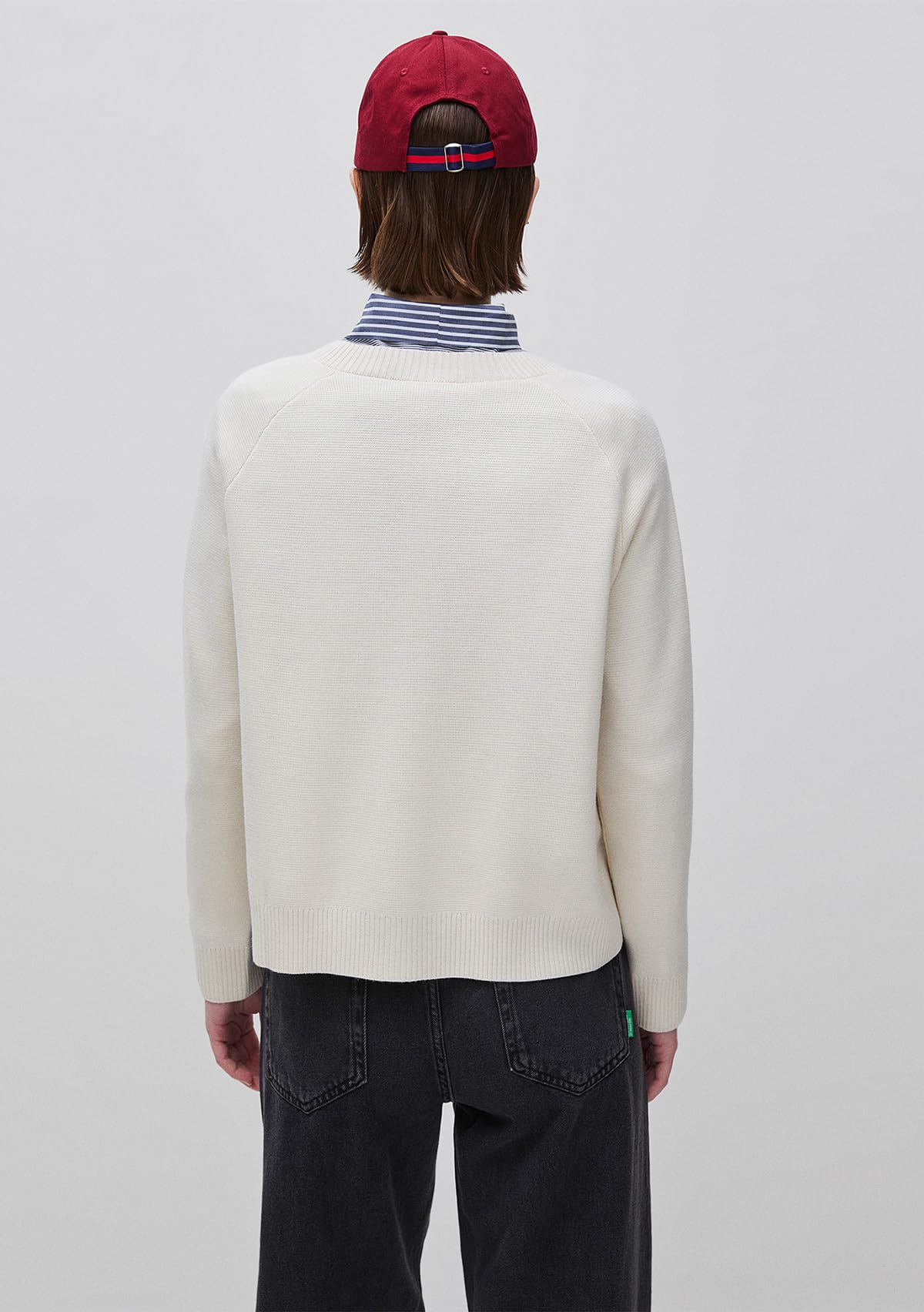 Benetton Maglieria 1j9yd10g0 Cardigan Donna XS Bianco