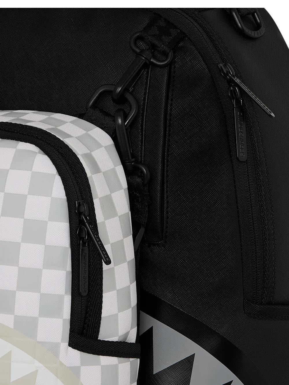 Sprayground Piggyback 910B7297NSZ zaino nero PVC 2in1