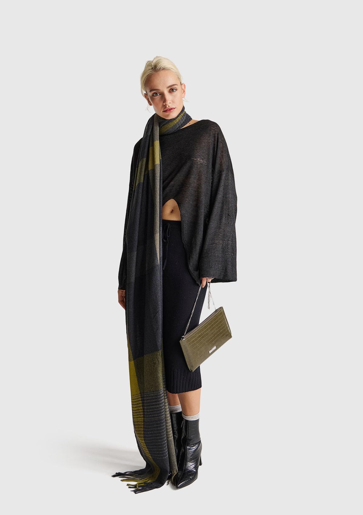 Benetton Maglieria Maglia Barchetta Donna S Alpaca