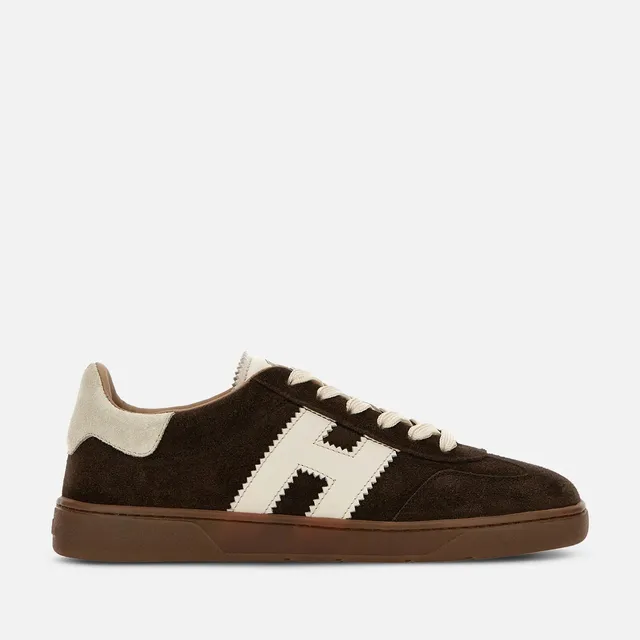 Hogan Cool HXW6470FB60UH sneakers donna marrone camoscio