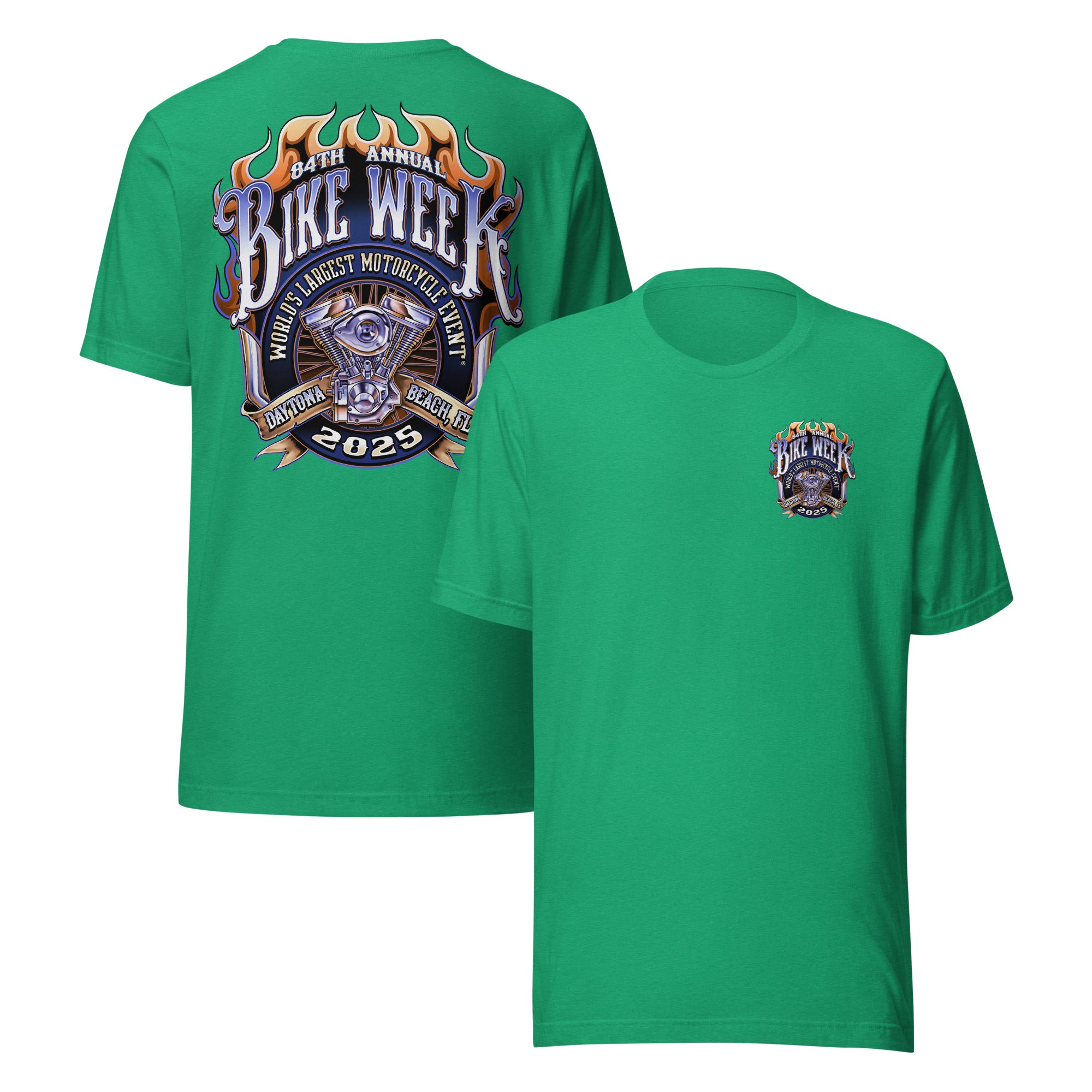 Pure Trash 84th Bike Week Daytona Maglietta Uomo Cotone Leggera