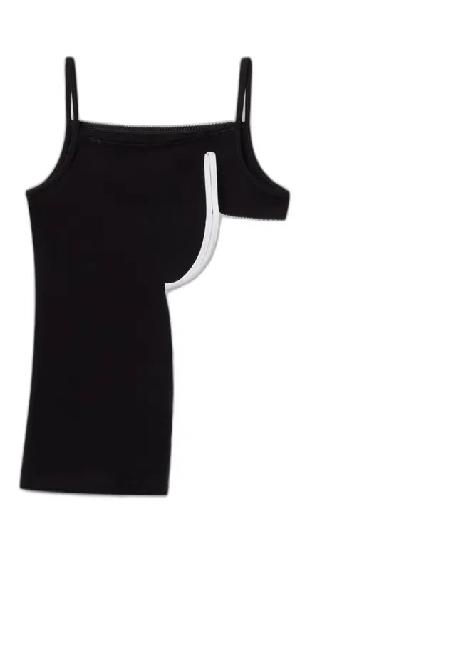 United Colors of Benetton Set 2 Canotte Bambina Cotone