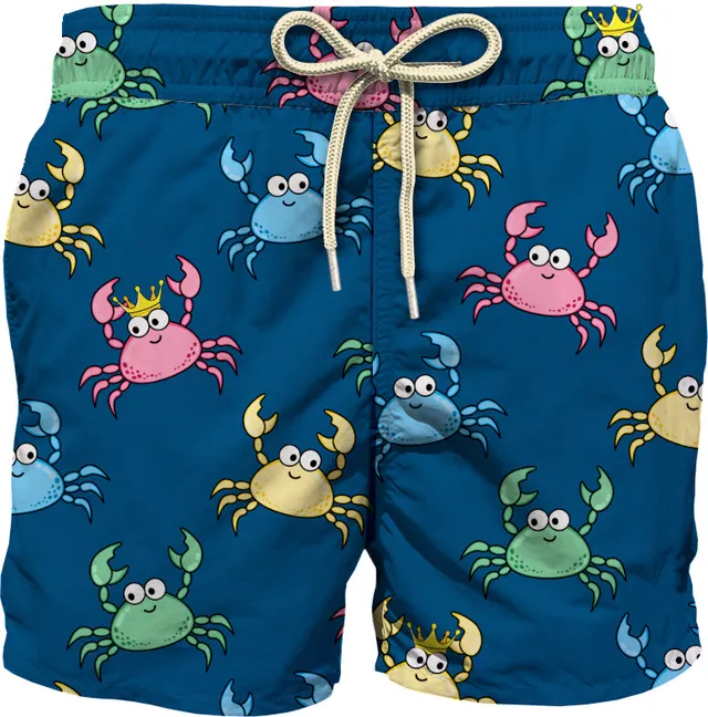 MC2 Saint Barth Jean Lighting 02051L Boxer Navy Crab 8Y