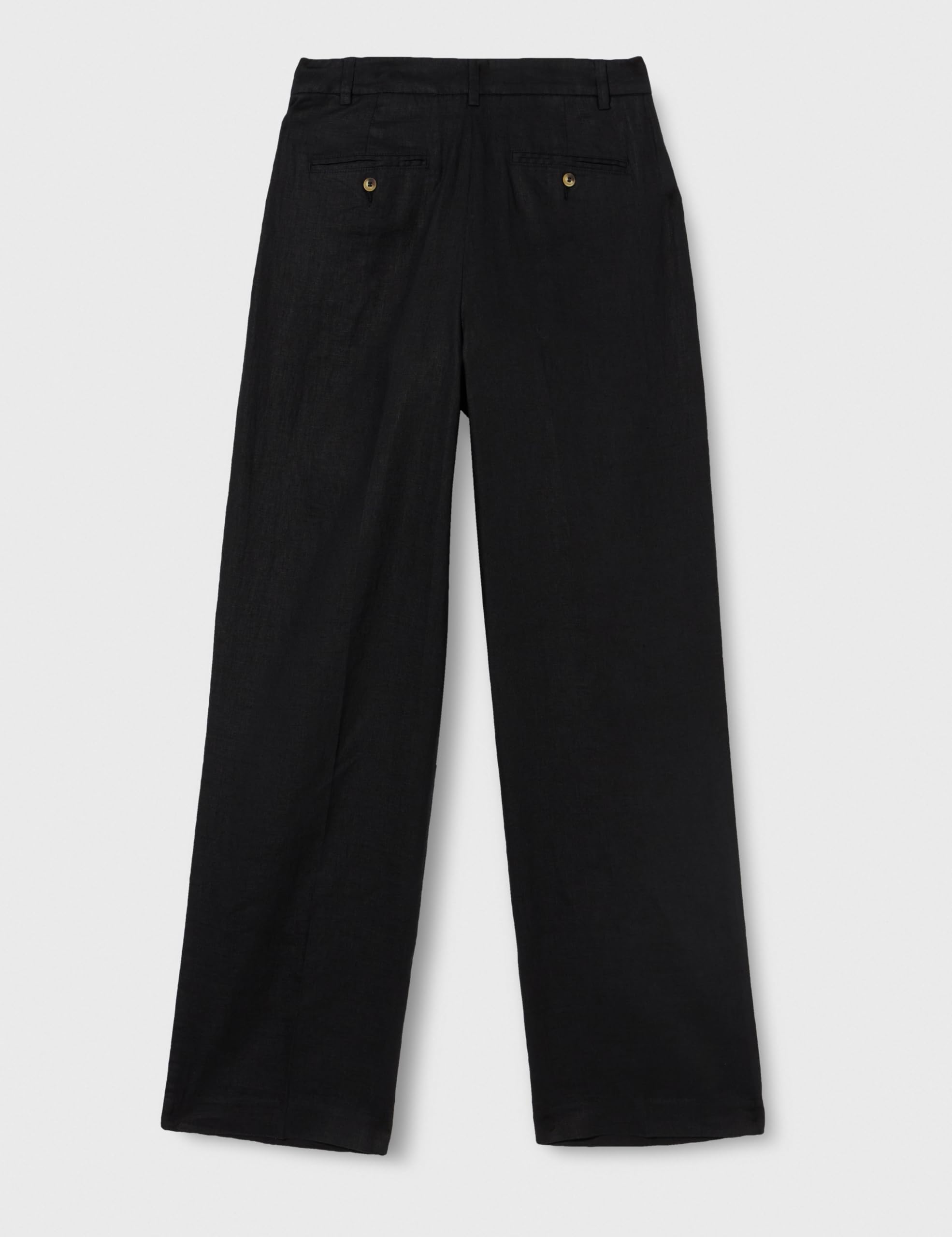 Benetton 4AGHDF05W Pantaloni Donna Lino Vita Regular