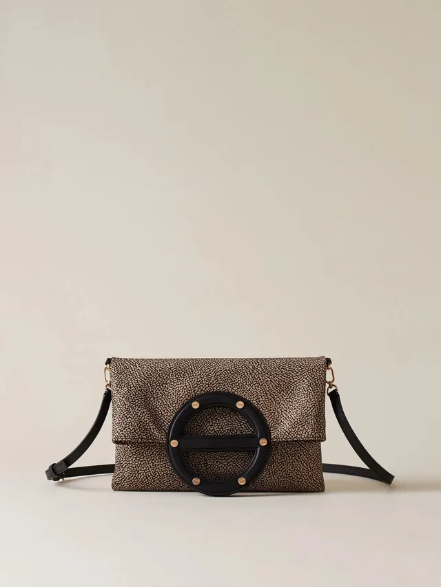 Borbonese Vis a Vis 91010217 AH1 Borsa Donna OP Nero Small