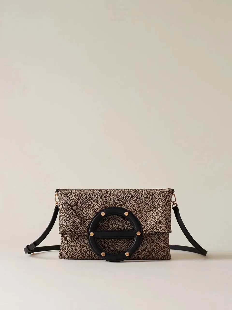 Borbonese Vis a Vis 91010217 AH1 Borsa Donna OP Nero Small