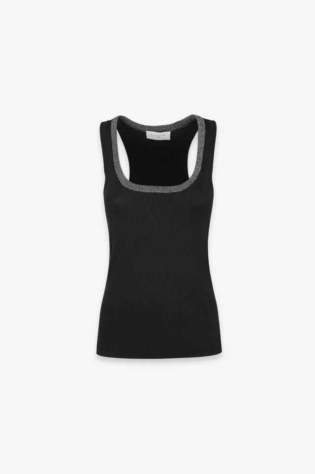 Gaelle Paris GAABW09436 Canotta Donna Nero Lurex