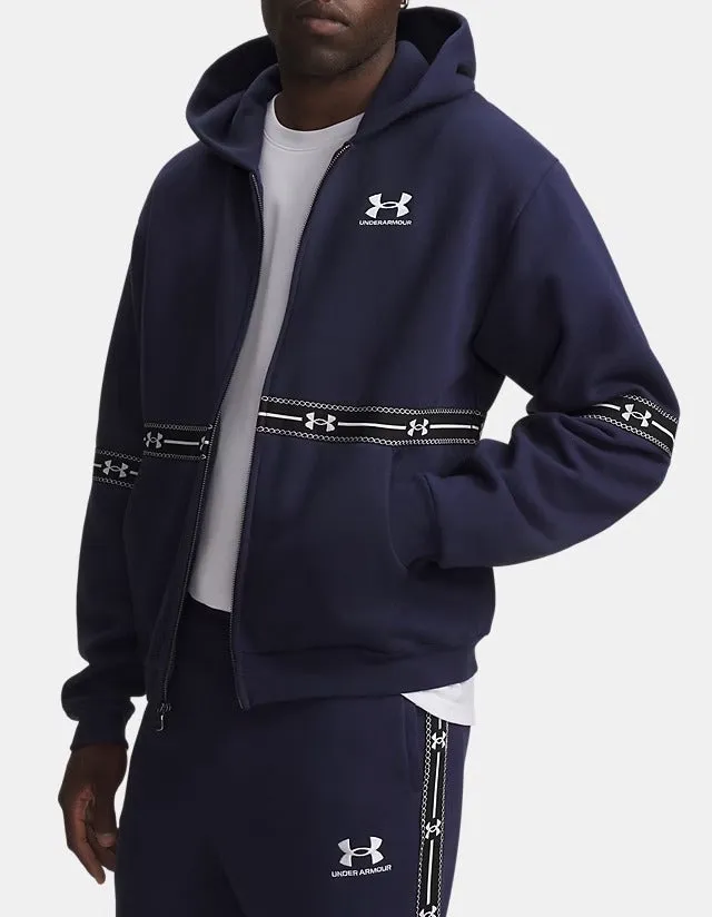 Under Armour 77-6013459 Felpa Uomo Blu Midnight Navy Zip