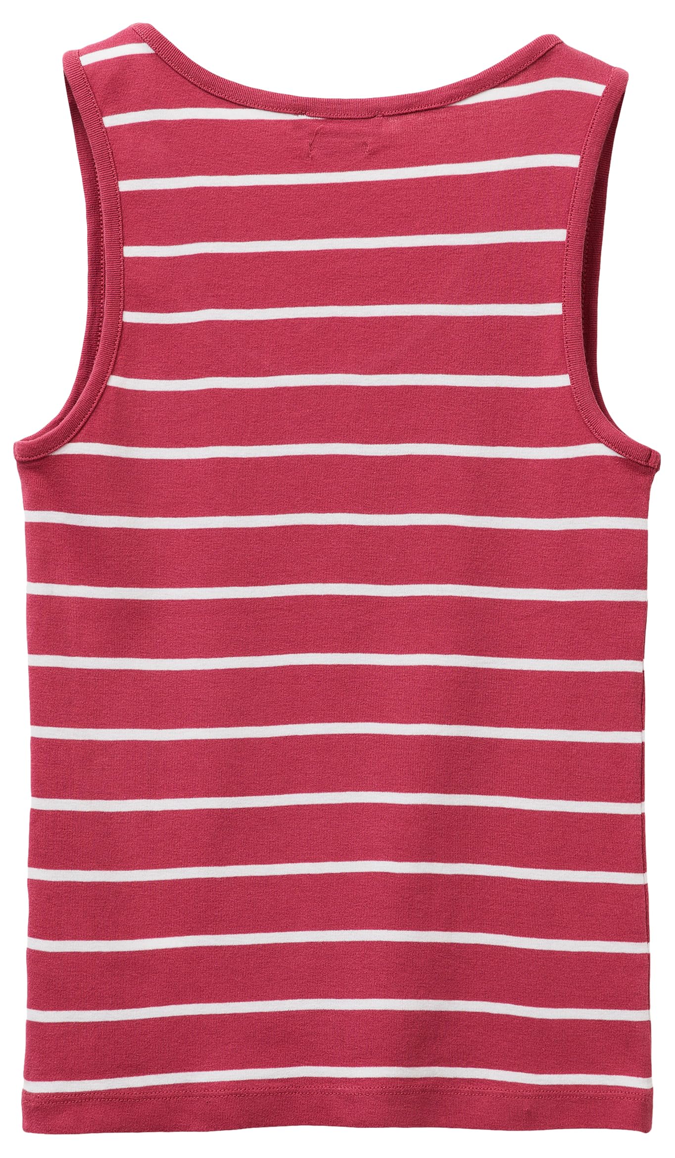 Benetton 339PDH018 Canotta Donna Rosa Rigata