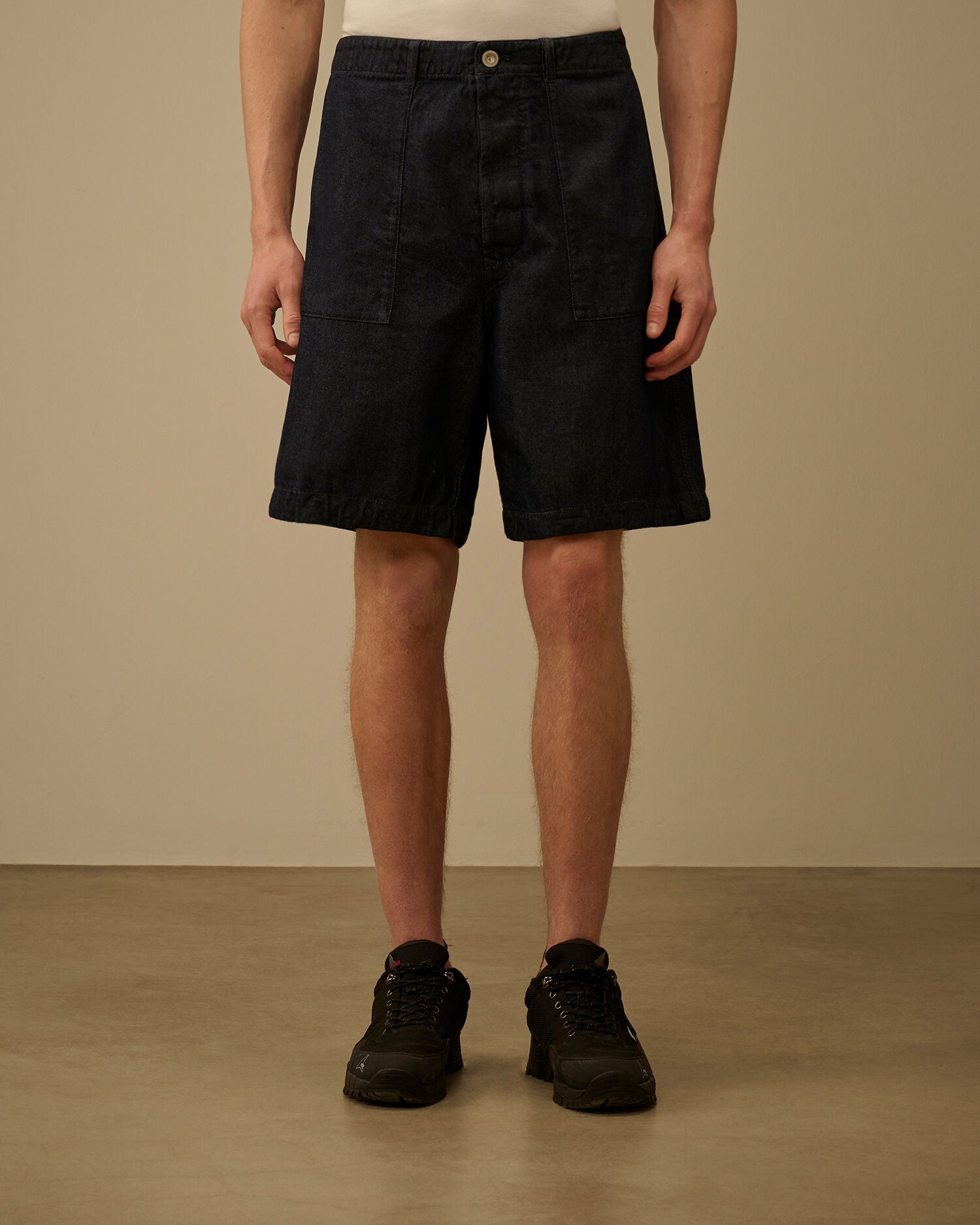 C.P. Company Bermuda Uomo Denim Blue Cotone 3/1