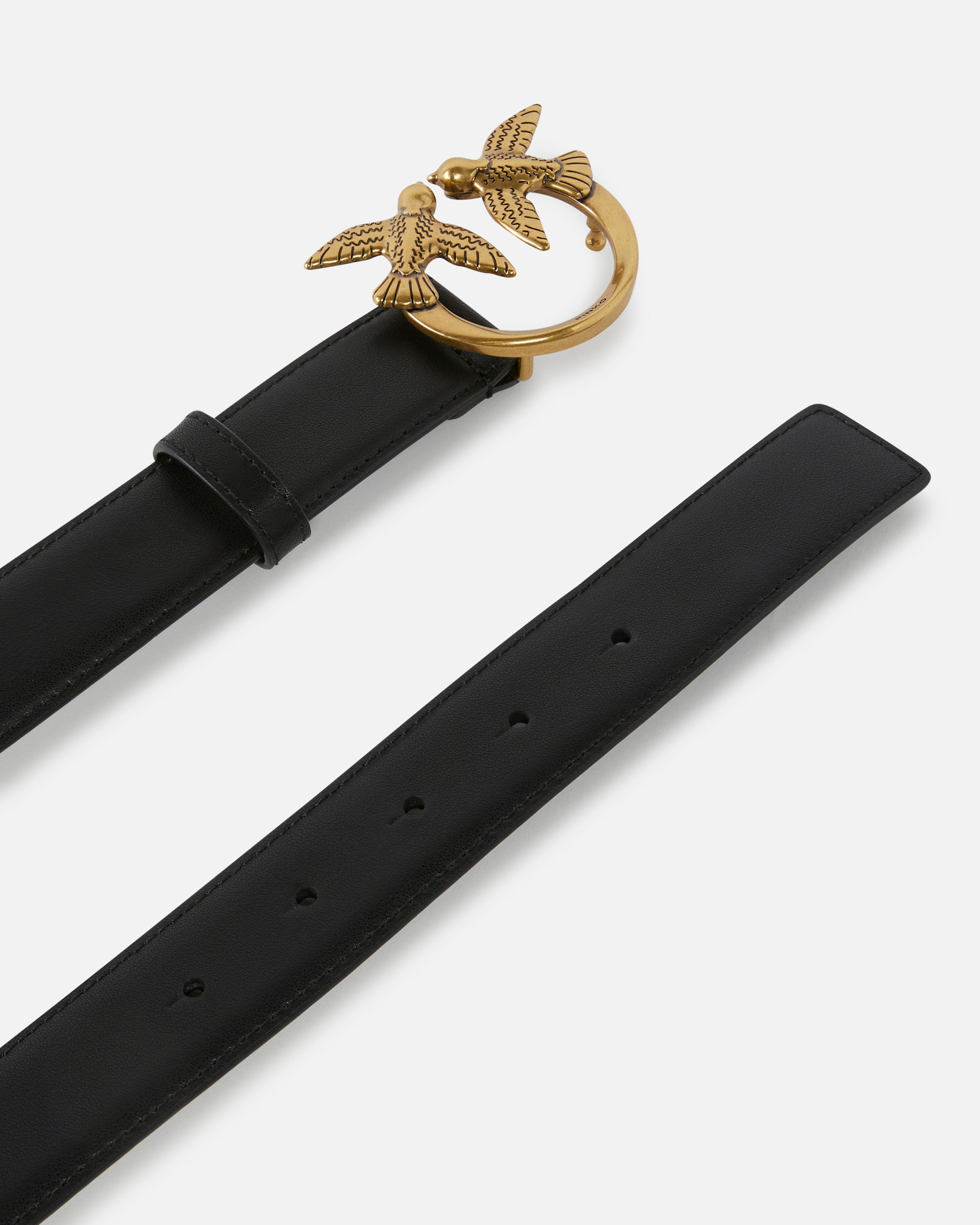 Pinko Love Berry H3 Cintura Donna Nero Oro