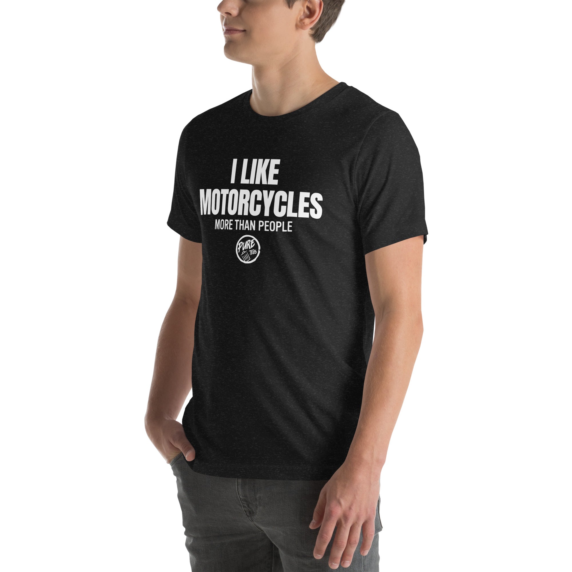 Pure Trash I like Motorcycles maglietta uomo cotone biker