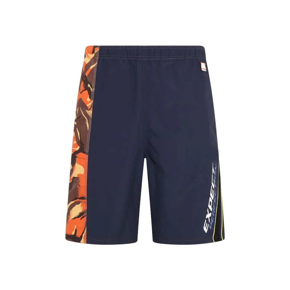 Martine Rose Collage Swim Shorts costume camo arancio
