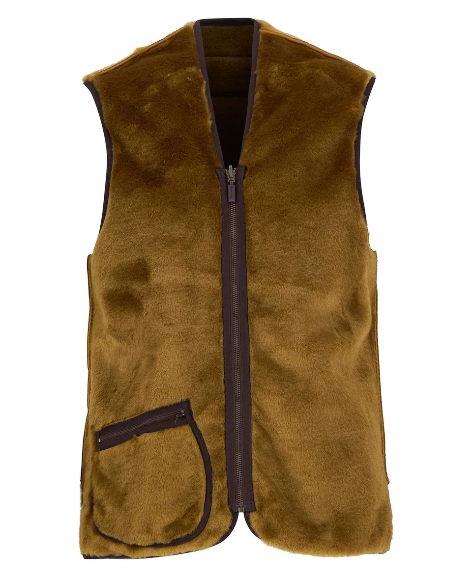 Barbour MLI0004 gilet pile marrone Classic Brown