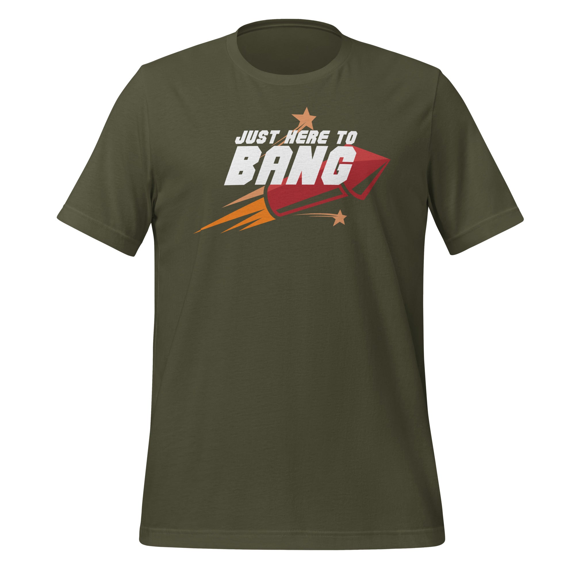 Pure Trash Just Here To Bang T-shirt uomo cotone Black Heather