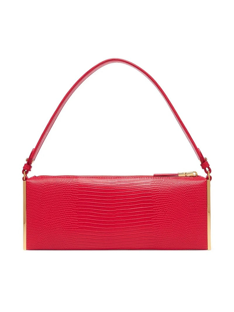 Elisabetta Franchi BS15A66E2 borsa red passion lucertola