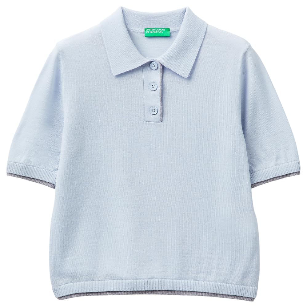 Benetton Polo M/M maglia polo lana extrafine manica corta