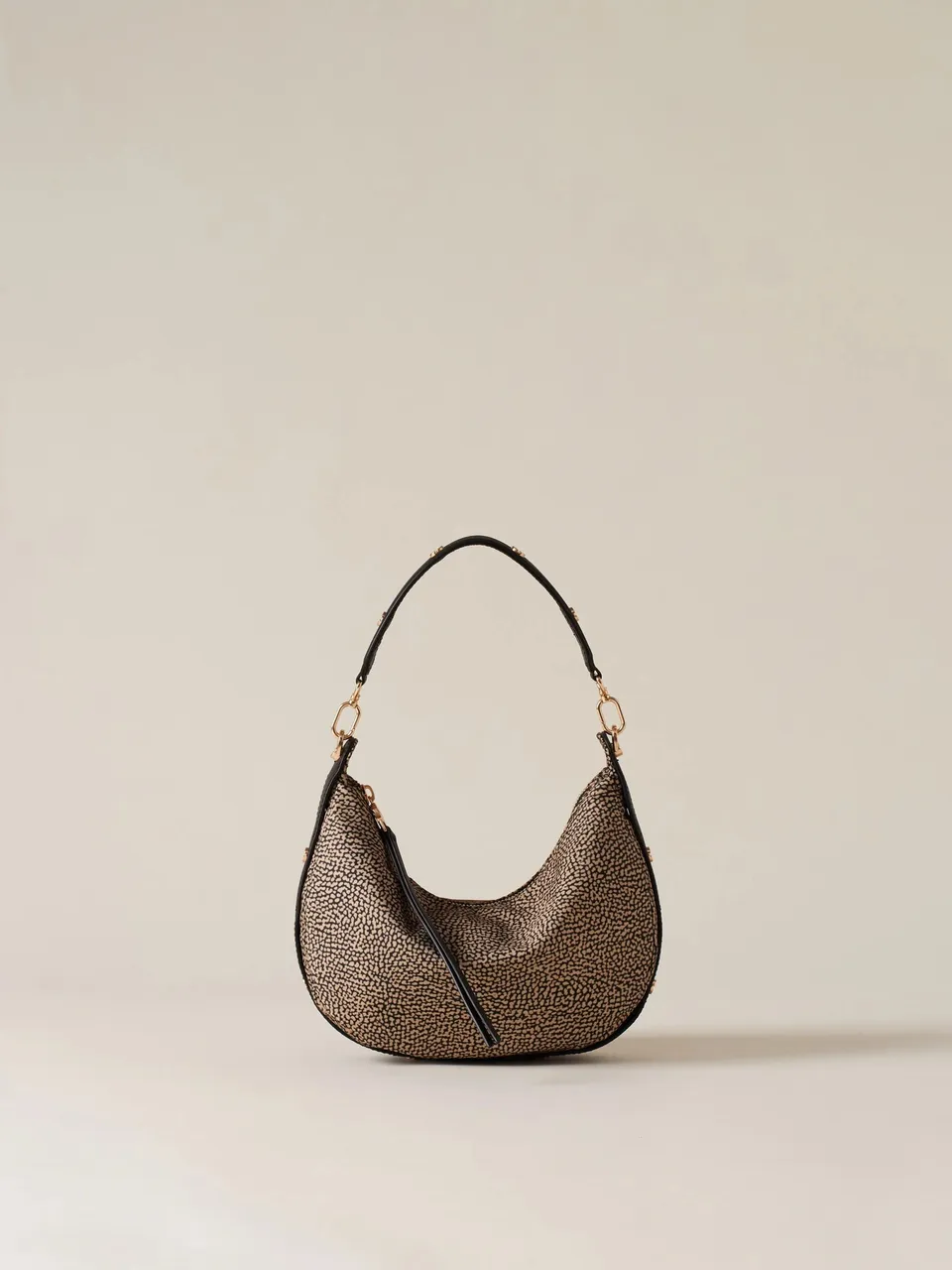 Borbonese Frame Small 91010219 AH1 borsa hobo OP nero