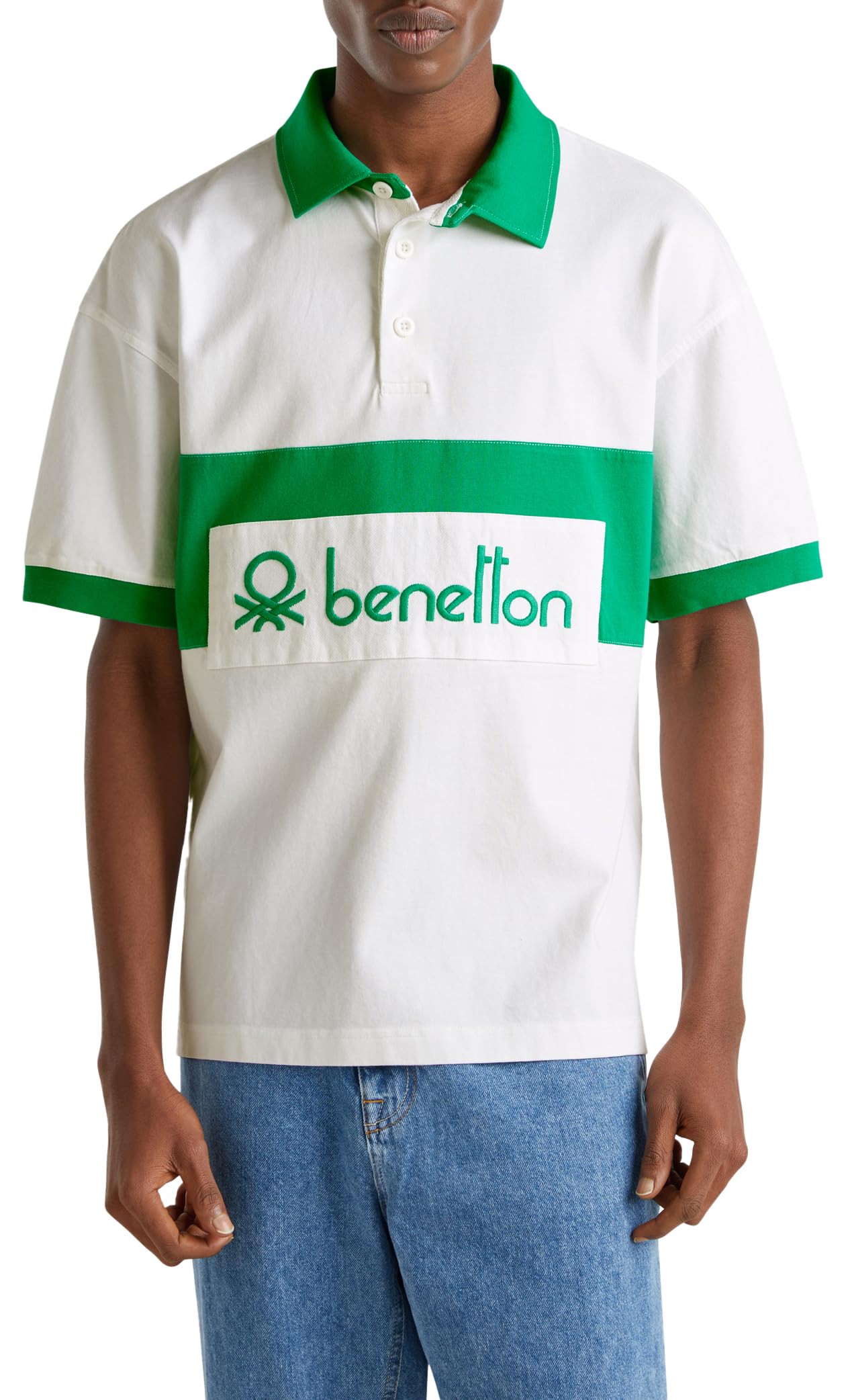 Benetton T-shirt e Polo polo uomo con logo uso quotidiano