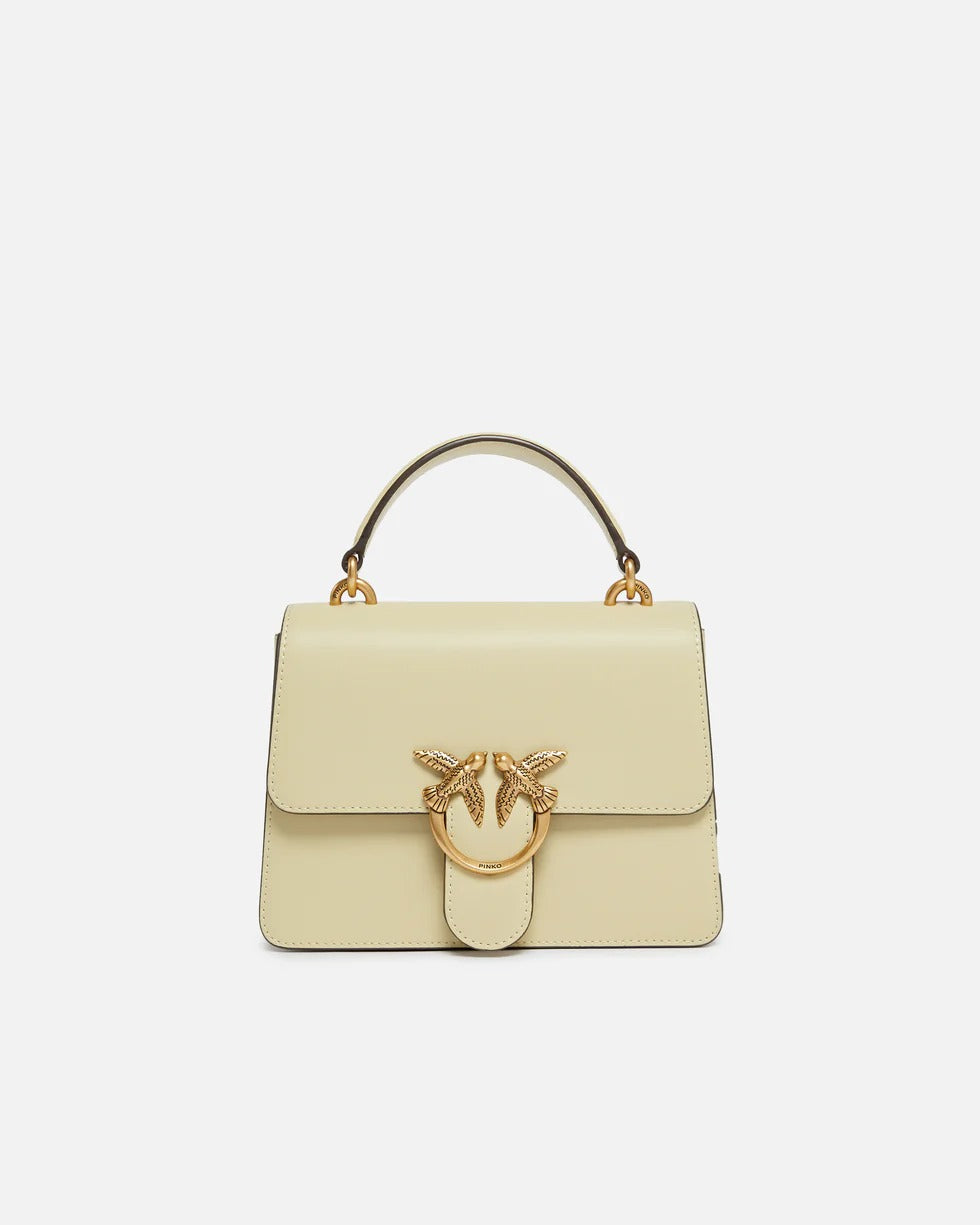 Pinko 100071 A0F1 borsa mini Love One giallo vaniglia